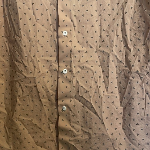A-Frame mens pink short sleeve button down shirt size XL Short - Picture 3 of 8